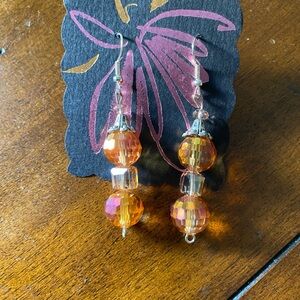 Handmade Sparkly Beaded Earrings!! 💕